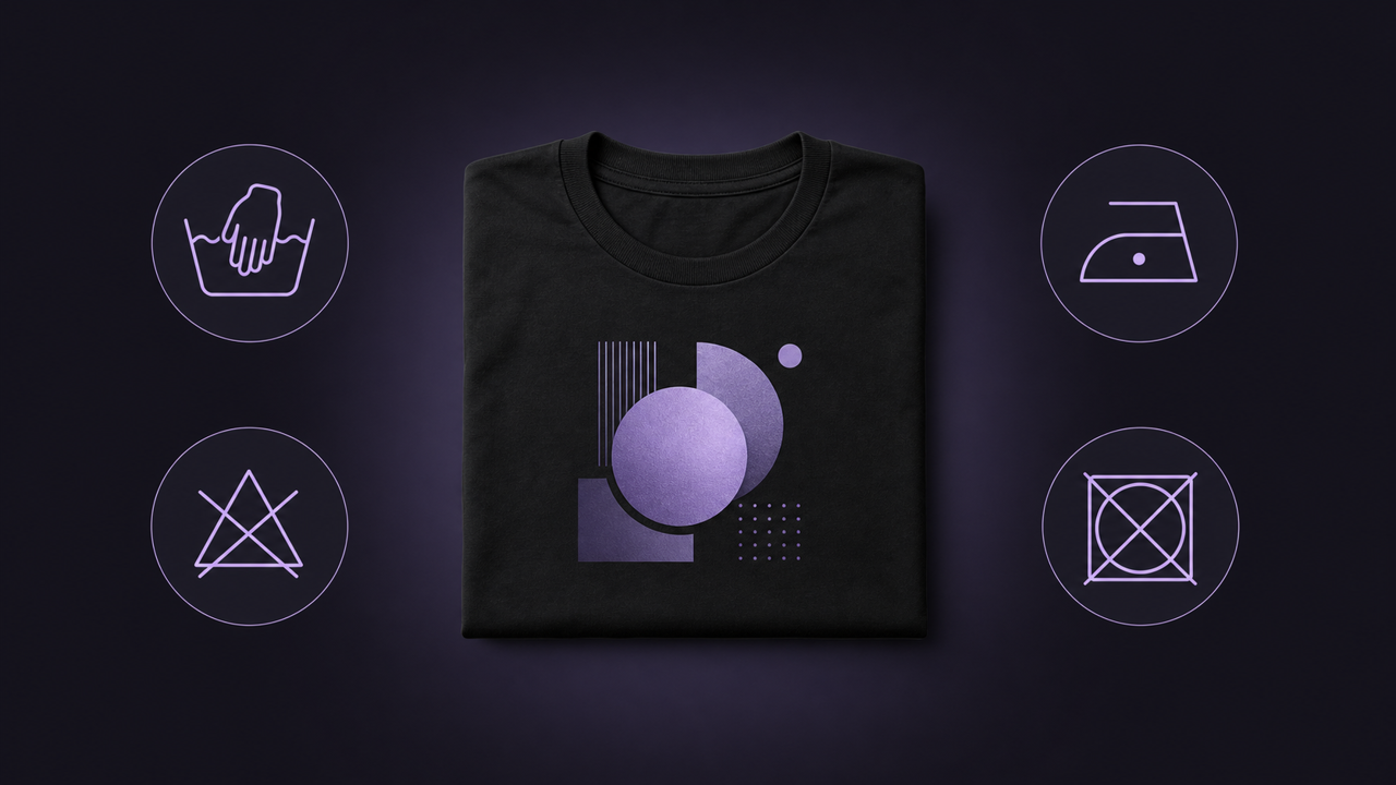راهنمای شستشو و نگهداری چاپ DTF